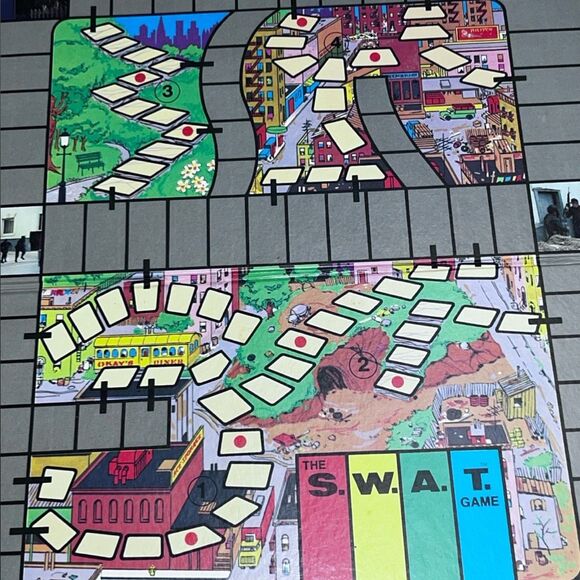 Vintage 1975 S.W.A.T. Board Game COMPLETE - Picture 6 of 8